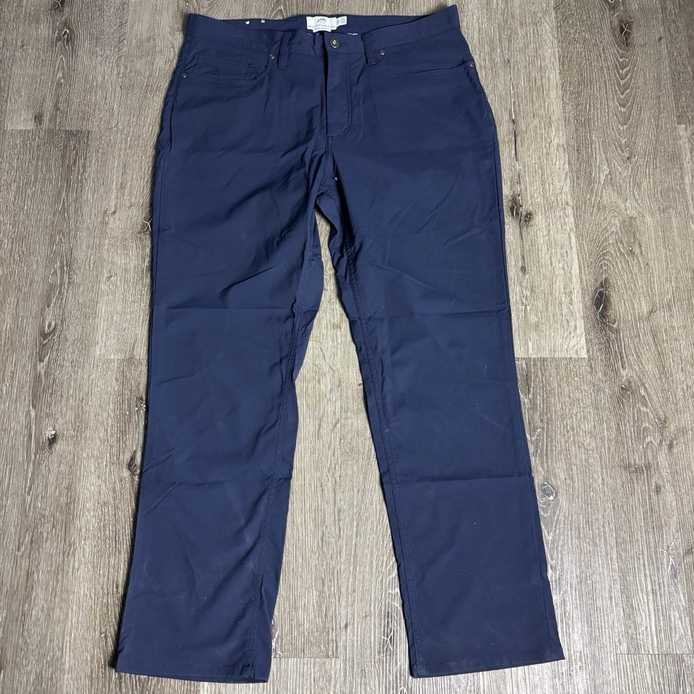 Southern Tide Intercoastal Men's‎ 36x29 Performance Pants Navy Blue Stretch
